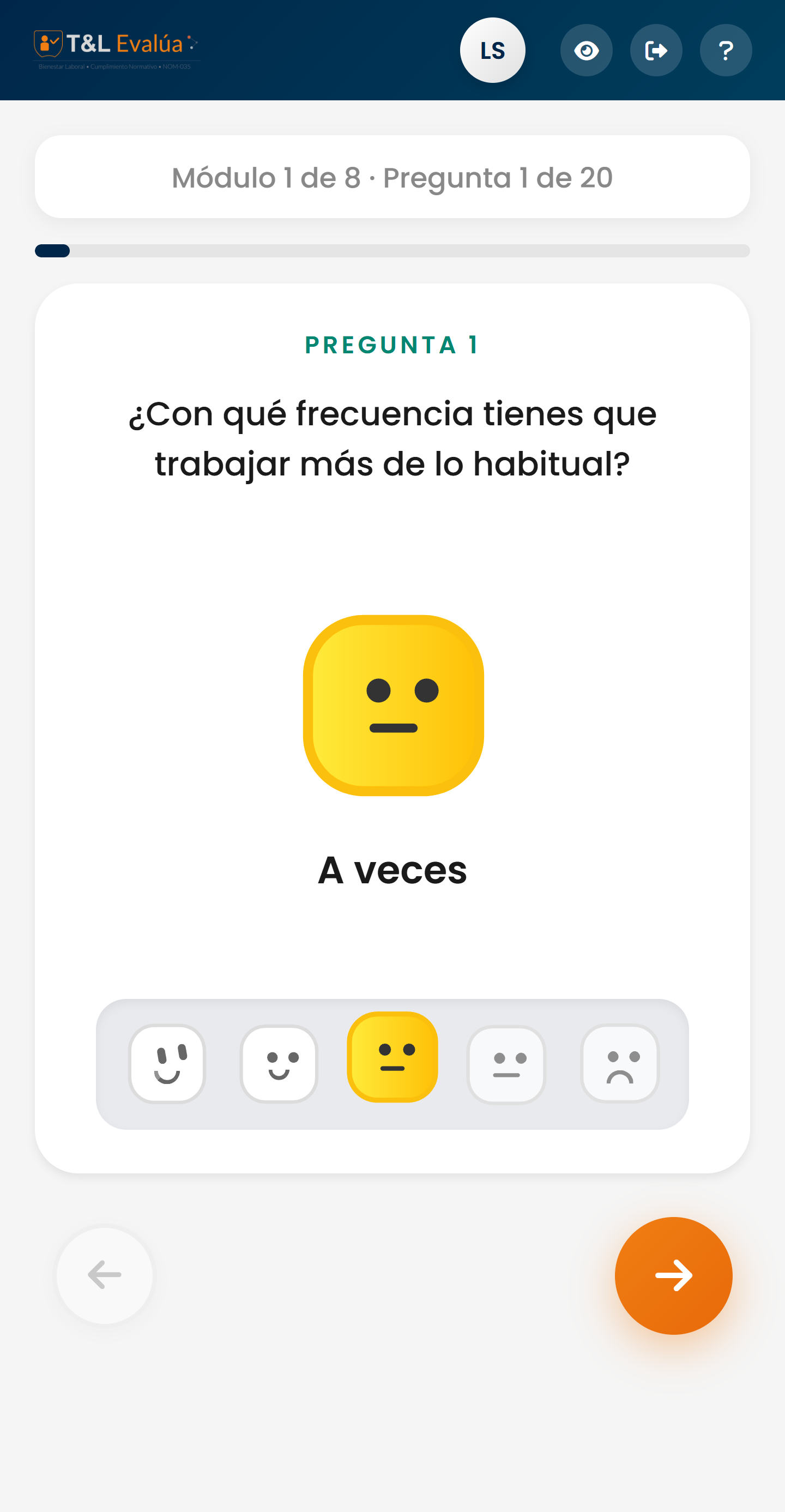 T&Evalúa en móvil